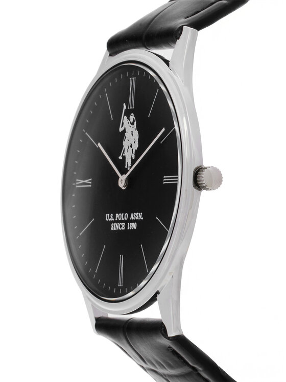 U.S. Polo Assn. U.S. Polo Assn. Pulksteņa un rokassprādzes komplekts Jeremy USP6391TW Melns