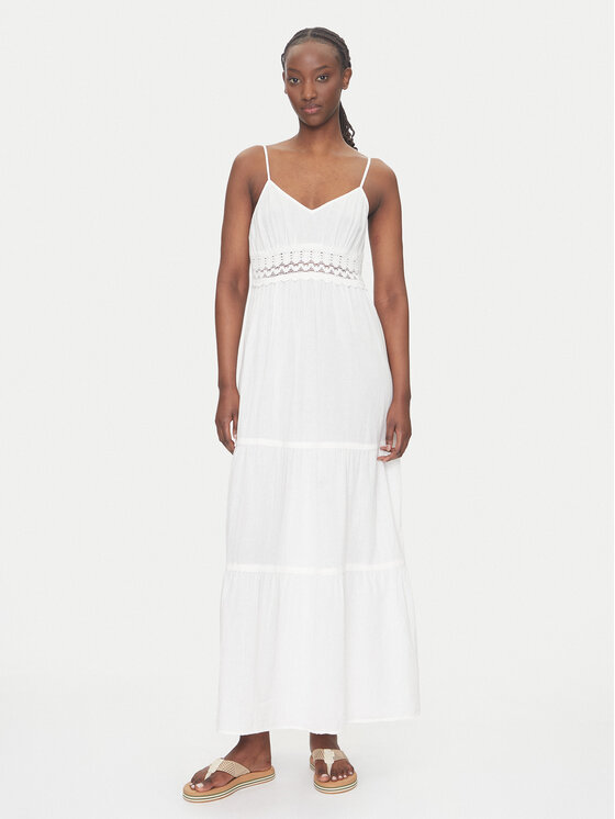 Vero Moda Vero Moda Letní šaty Quincy 10324588 Bílá Regular Fit
