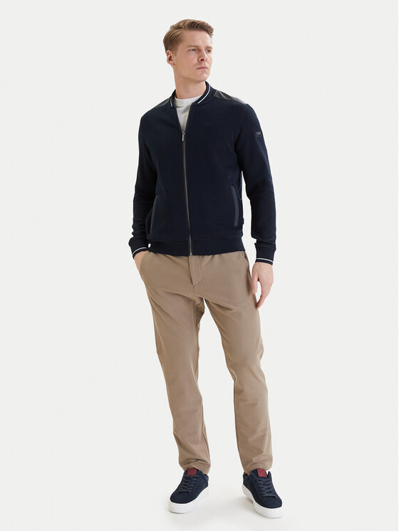 Bugatti Bugatti Sweatshirt 8750-15174E Dunkelblau Regular Fit