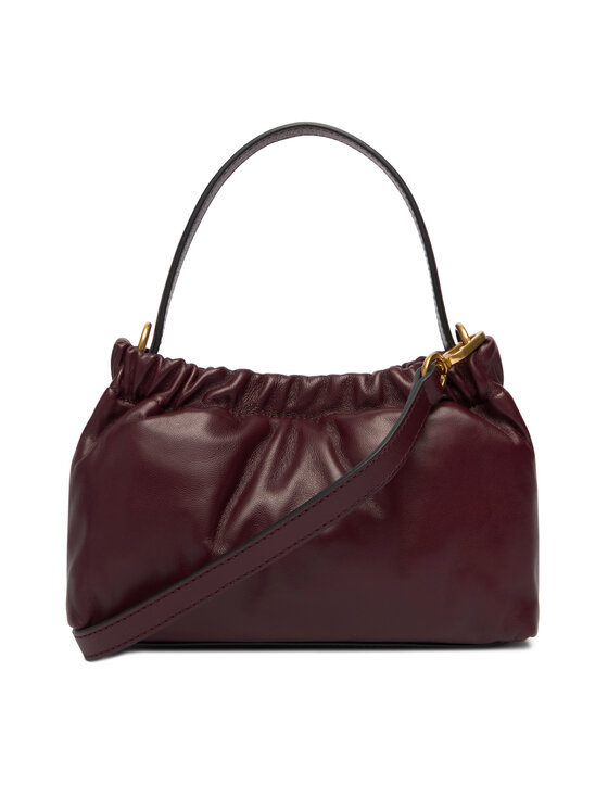 Tommy Hilfiger Tommy Hilfiger Geantă Soft Leather Mini Crossover AW0AW18306 Vișiniu