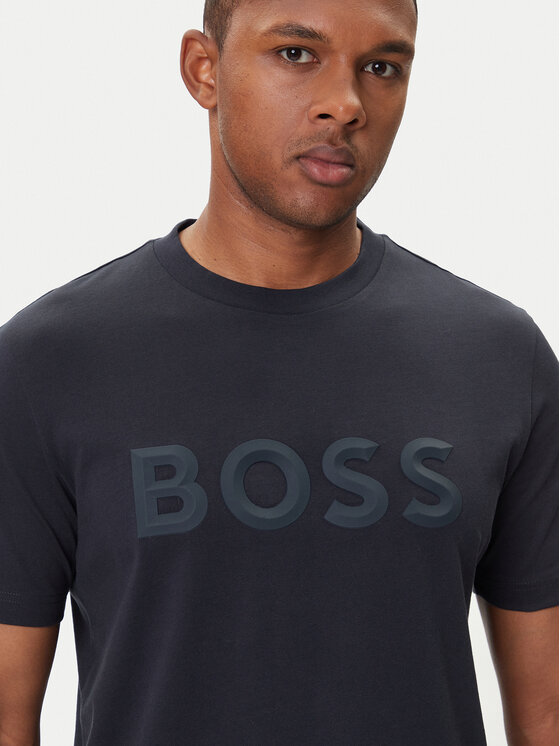 BOSS BOSS T-shirt Iconic Zone 50548411 Tamnoplava Regular Fit