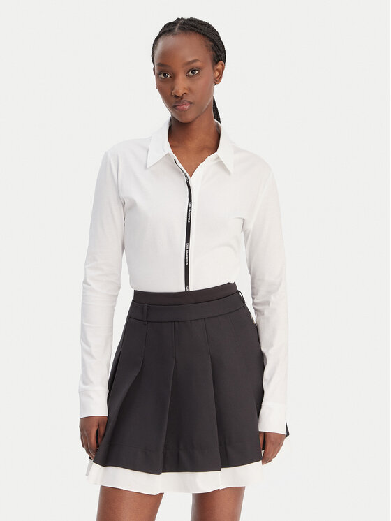 KARL LAGERFELD KARL LAGERFELD Srajca B1W17078 Bela Regular Fit