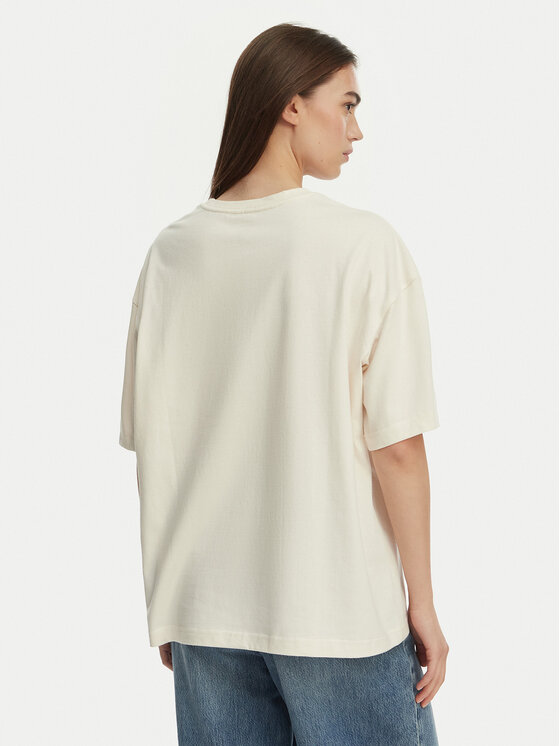 Billabong Billabong T-Shirt This Sunny Time EBJZT00479 Biały Loose Fit