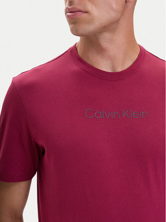 Calvin Klein Calvin Klein T-Shirt Logo 30s LV04LD230G Σκούρο κόκκινο Regular Fit