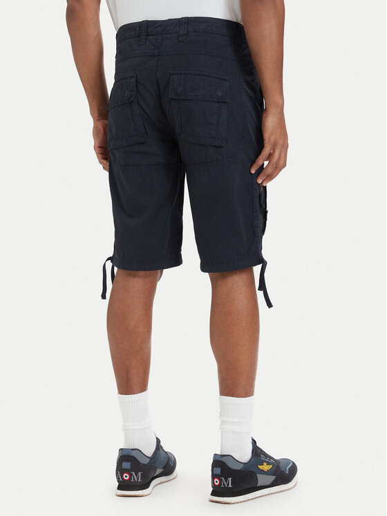 Aeronautica Militare Aeronautica Militare Шорти з тканини 261BE0041UCT01122 Cиній Regular Fit