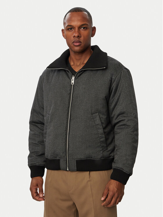 HUGO HUGO Bunda bomber Bremo2641 50567242 Černá Regular Fit