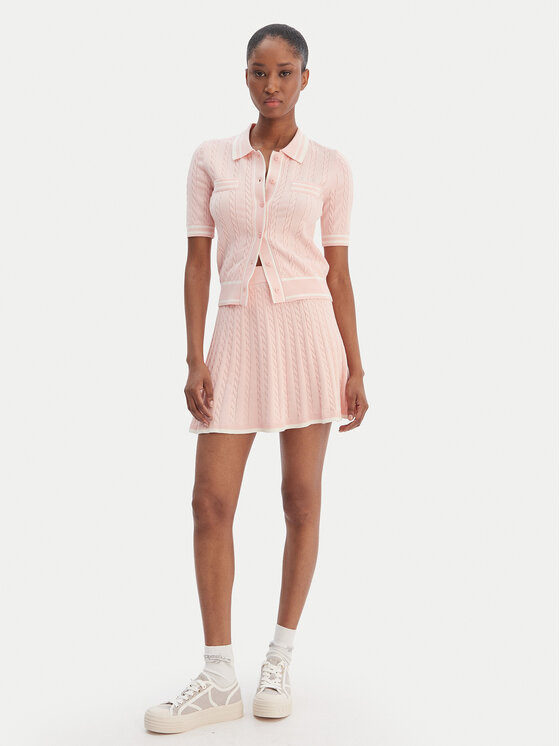 Guess Guess Kardigán V6RR02 Z4652 Ružová Regular Fit