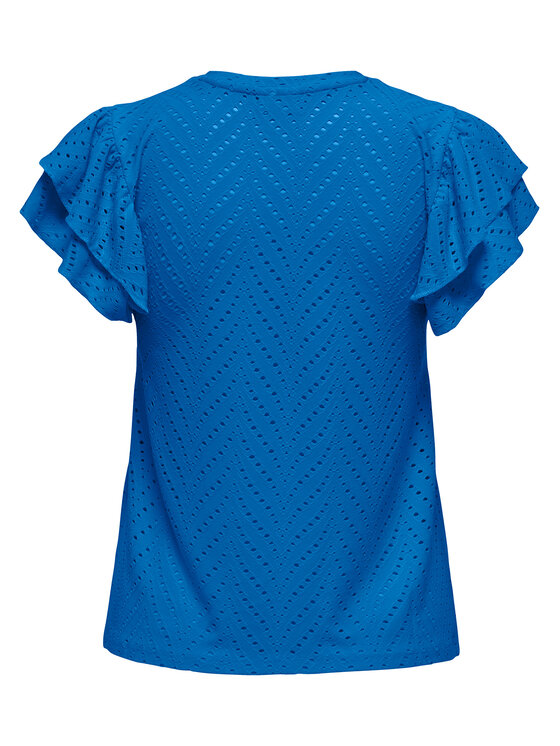 JDY JDY Bluzka Carla 15351452 Niebieski Regular Fit