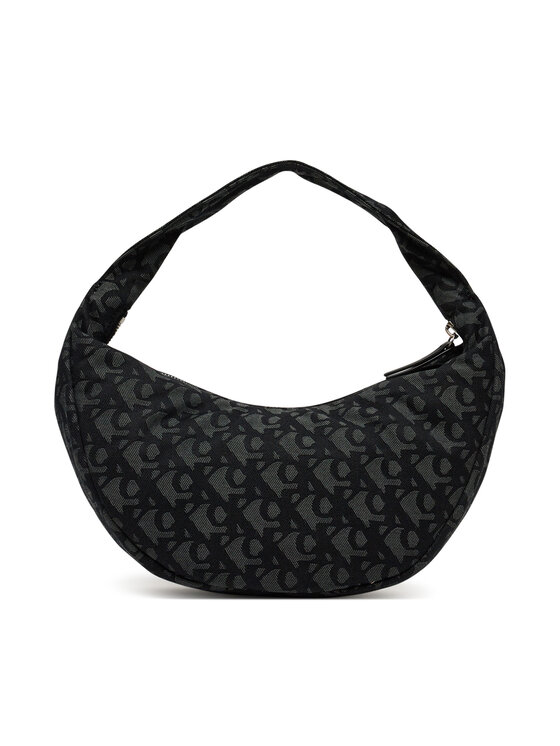 Calvin Klein Calvin Klein Torbica Ckj Monogram Pinched Medium Shou LV04F3206G Crna