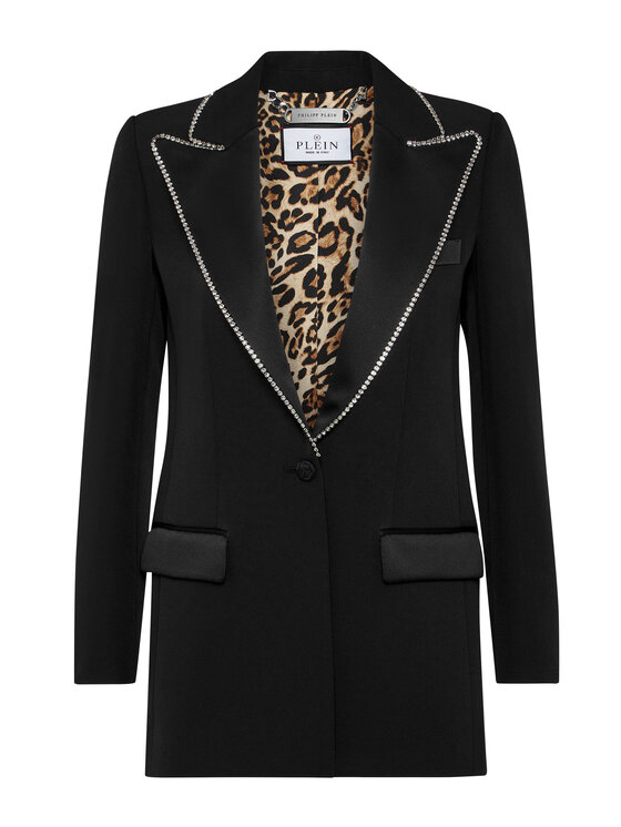 PHILIPP PLEIN PHILIPP PLEIN Marynarka 2951 Czarny Loose Fit