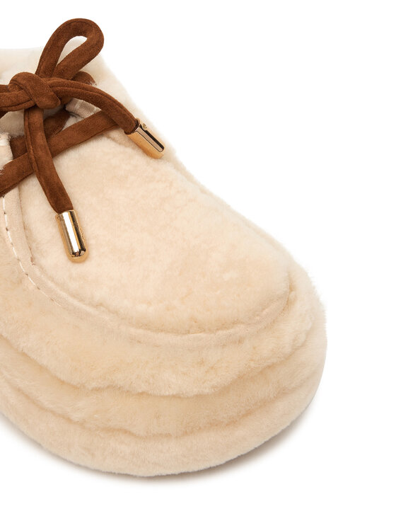 Naked Wolfe Naked Wolfe Pantofole Blizzard Écru