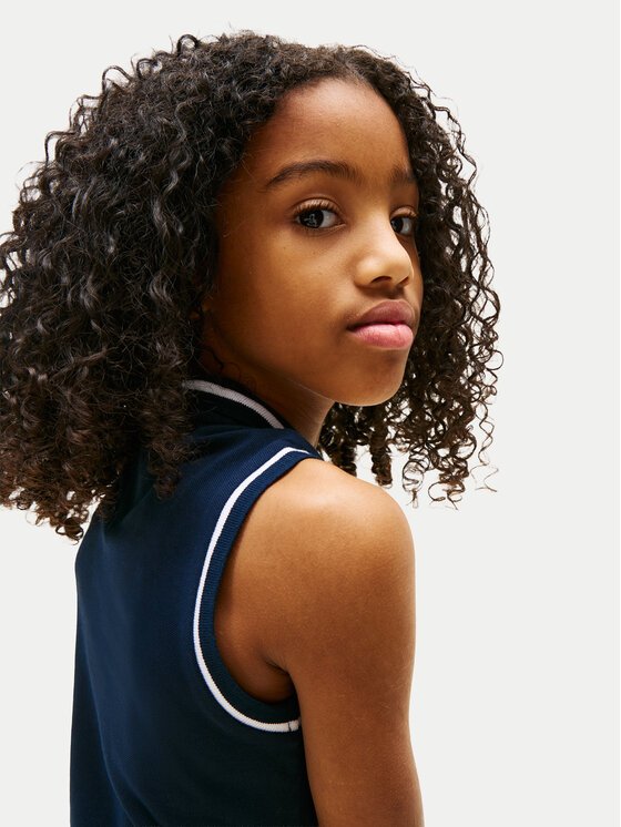 Tommy Hilfiger Tommy Hilfiger Ежедневна рокля KG0KG08486 Тъмносин Regular Fit