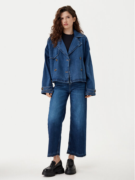 JJXX JJXX Geacă de blugi Carlie 12269054 Albastru Regular Fit