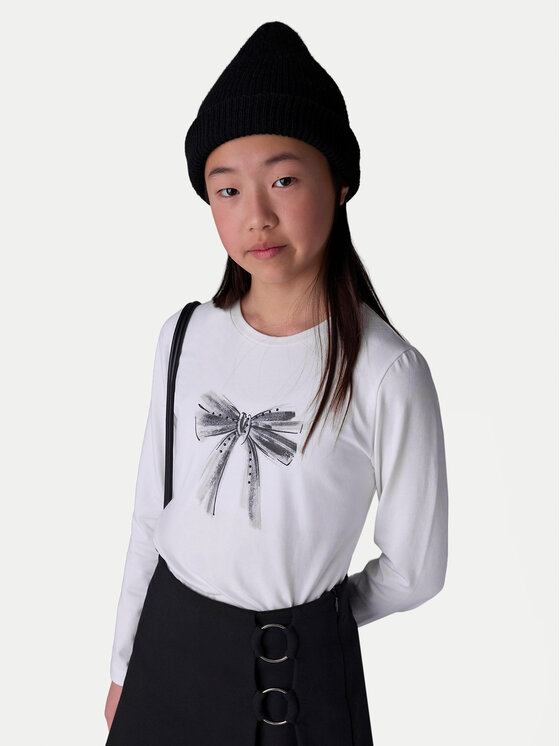 Mayoral Bluză 830 Alb Regular Fit