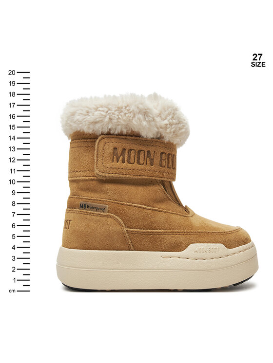 Moon Boot Moon Boot Μπότες Χιονιού Junior Park Dtrap Boot Suede 80D3440040 Καφέ
