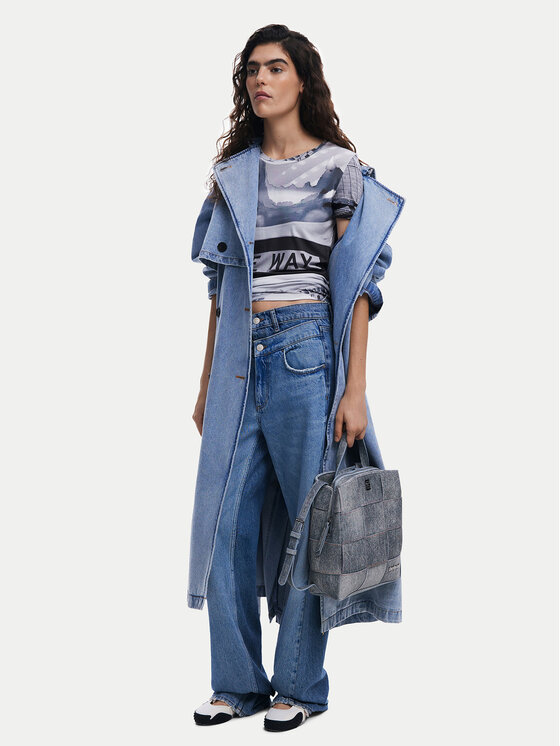 Desigual Desigual Σακίδιο Yoko 25SAKP09 Γκρι