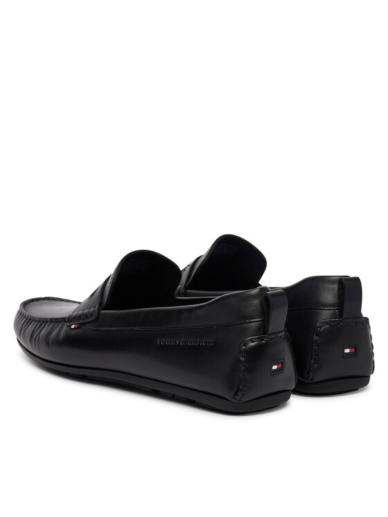 Tommy Hilfiger Tommy Hilfiger Mokaszin Core Hilfiger Leather Driver FM0FM05790 Fekete