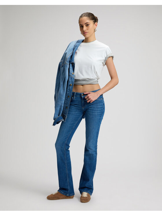 Lee Lee Jeansy JESSICA Niebieski Bootcut Fit