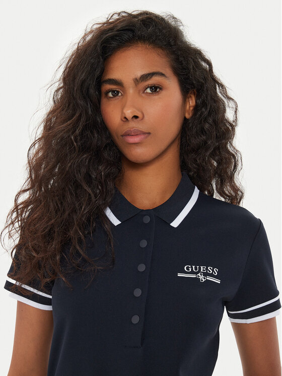 Guess Guess Poloshirt V4GP26 KBXQ2 Dunkelblau Regular Fit