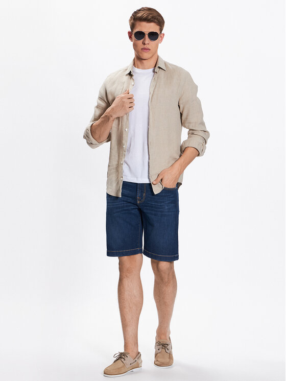 Jacob Cohën Jacob Cohën Džinsiniai šortai Nicolas U O E01 32 S 2851 Tamsiai mėlyna Slim Fit