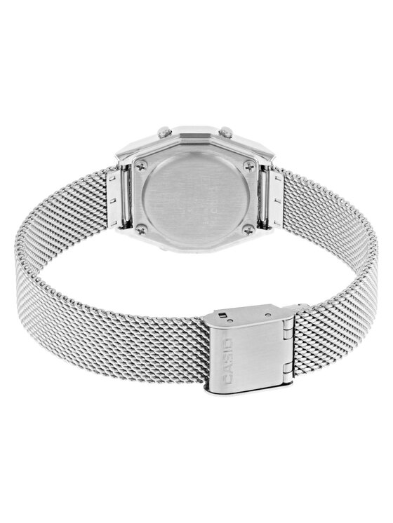 Casio Casio Hodinky LA690WEM-7EF Strieborná