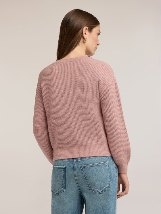 Motivi Motivi Sweter M449W004162N006 Różowy Boxy Fit