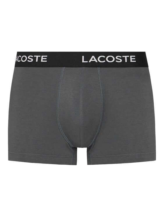 Lacoste Lacoste Komplektas: 5 poros trumpikių 5H1292 Pilka