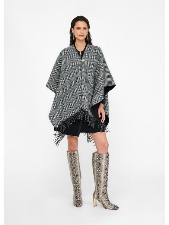 Liu Jo Liu Jo Poncho 2F5036T030001319 Grigio Regular Fit