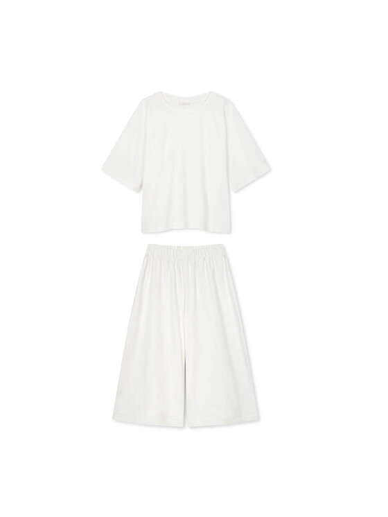 White pocket White pocket Piżama Dzianinowa Écru