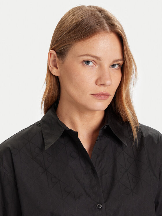 Calvin Klein Jeans Calvin Klein Jeans Πουκάμισο LV044D167G Μαύρο Relaxed Fit