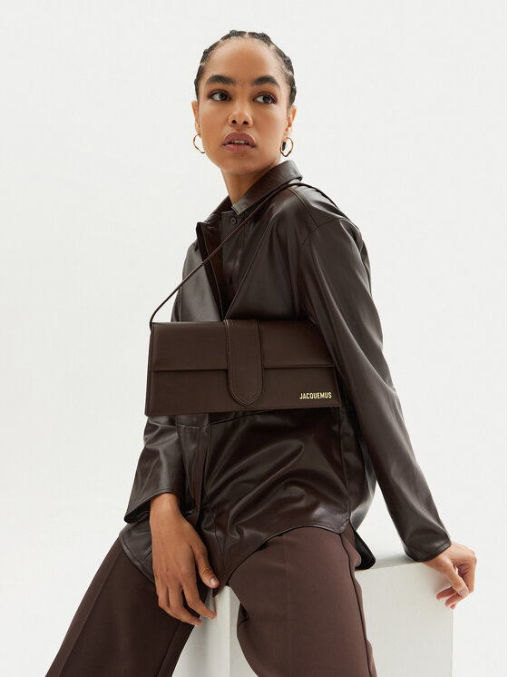 JACQUEMUS JACQUEMUS Сумка Le Bambino Long 221BA013 Коричневий