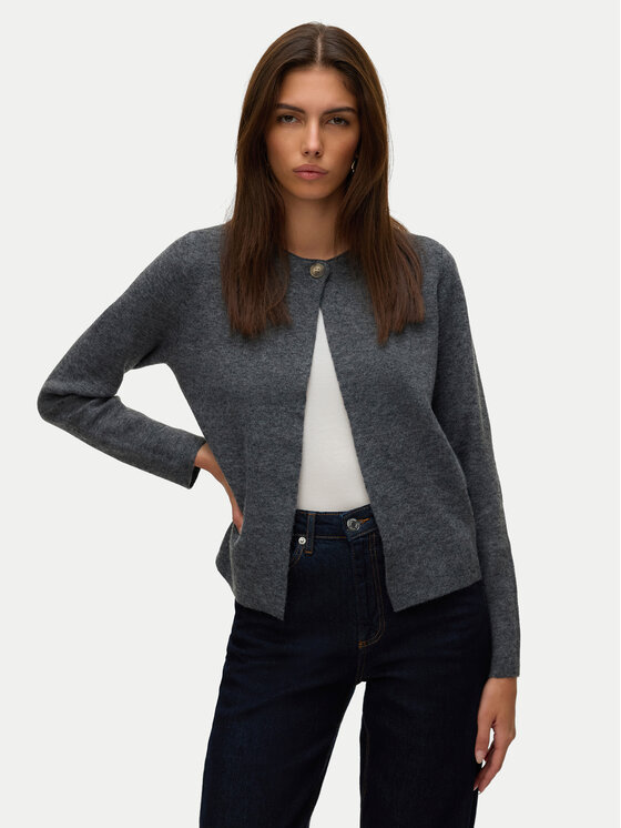 Vero Moda Vero Moda Cardigan Marina 10331339 Gri Regular Fit