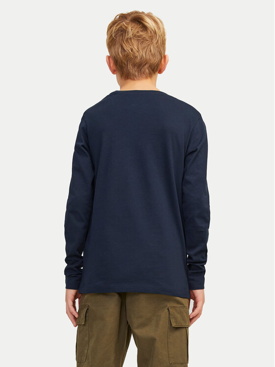 Jack&Jones Junior Jack&Jones Junior Majica Logo 12258882 Tamnoplava Regular Fit