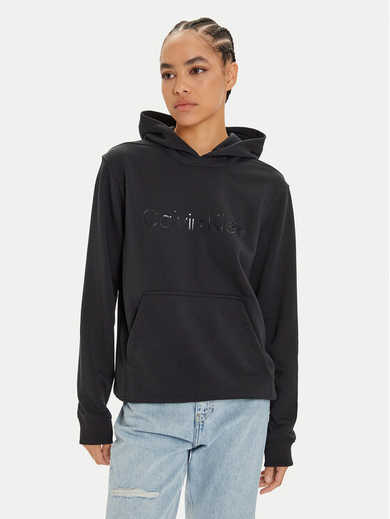 Calvin Klein Performance Mikina 00GMF4W302 Čierna Regular Fit