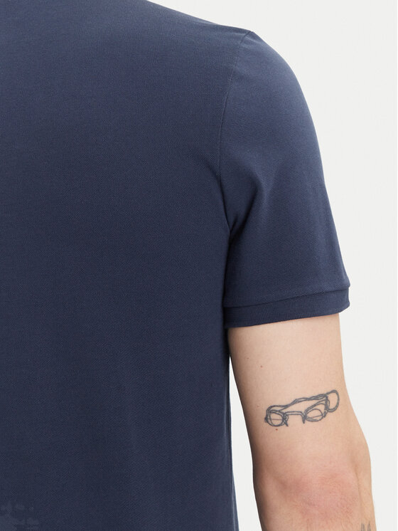 Moose Knuckles Moose Knuckles Polo majica Everett M34MT712G Mornarsko modra Regular Fit