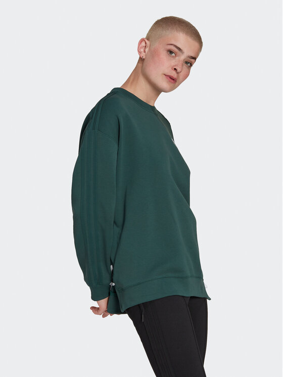 adidas adidas Sweatshirt Always Original Laced HK5056 Grün Relaxed Fit