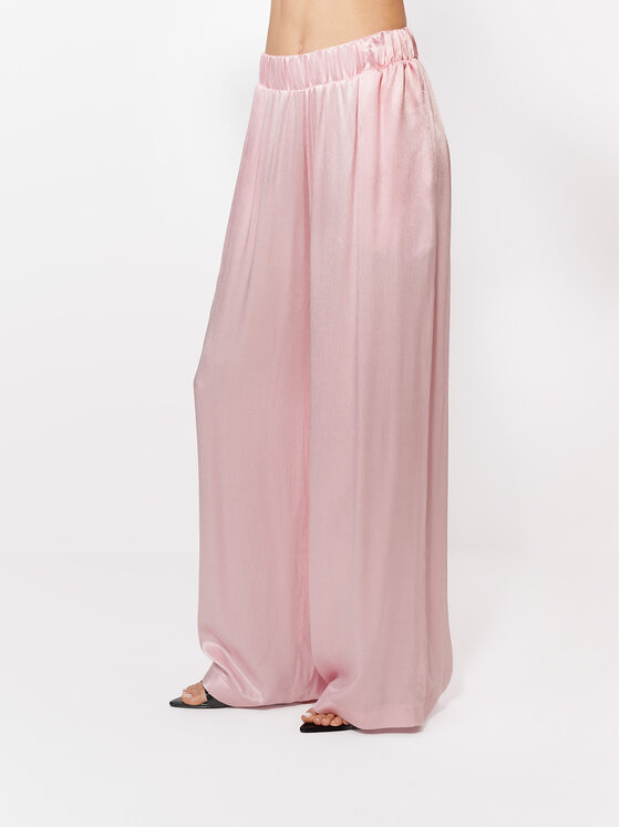 La Mania La Mania Pantaloni di tessuto MAC Rosa chiaro Basic Fit