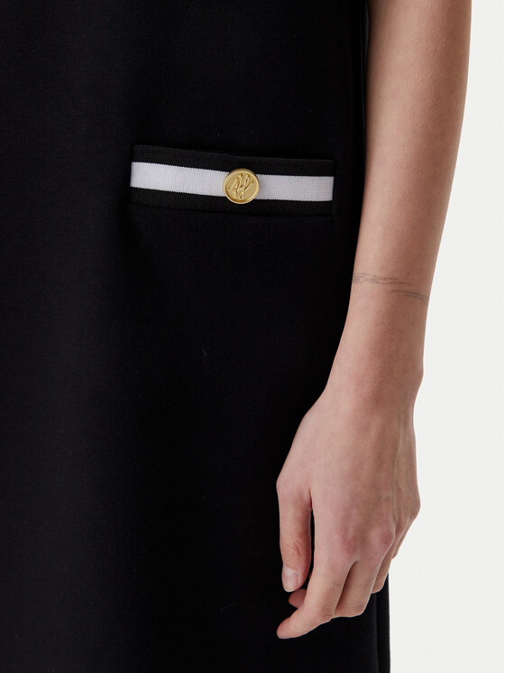 KARL LAGERFELD KARL LAGERFELD Sukienka codzienna A1W13041 Czarny Regular Fit