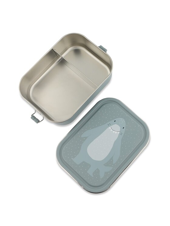Trixie Baby Trixie Baby Lunchbox Duży stalowy lunch box - Rekin Błękitny