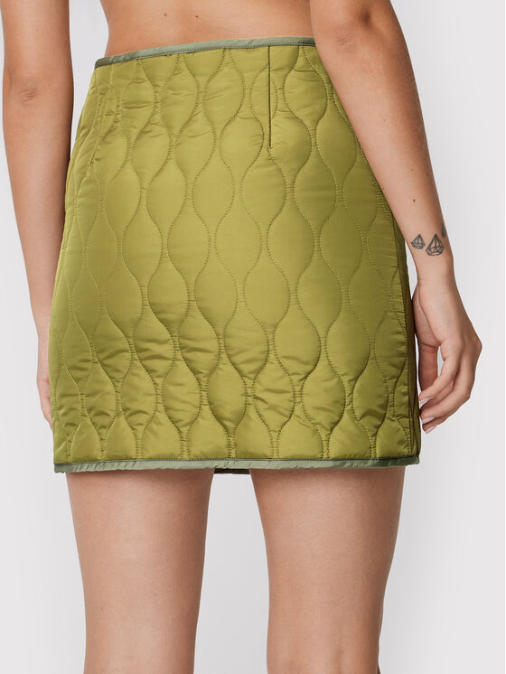 PINKO Pinko Fustă mini Giacinta 1G17Y5 Y828 Verde Regular Fit