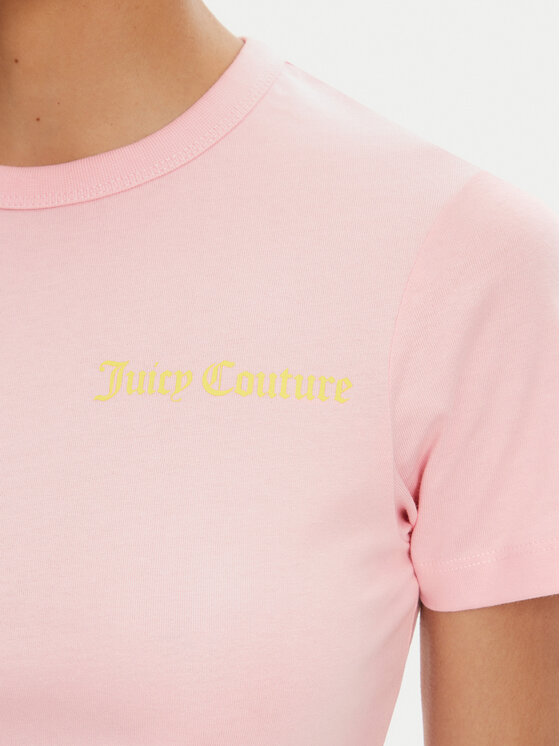 Juicy Couture Juicy Couture Póló La Beach JCWCT125319 Rózsaszín Regular Fit