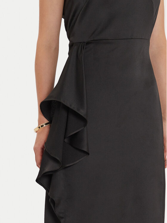 DKNY DKNY Cocktail obleka DD4GTB81 Črna Slim Fit