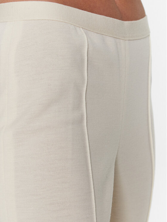 Luisa Spagnoli Luisa Spagnoli Штани з тканини Minuendo 539802 Écru Regular Fit