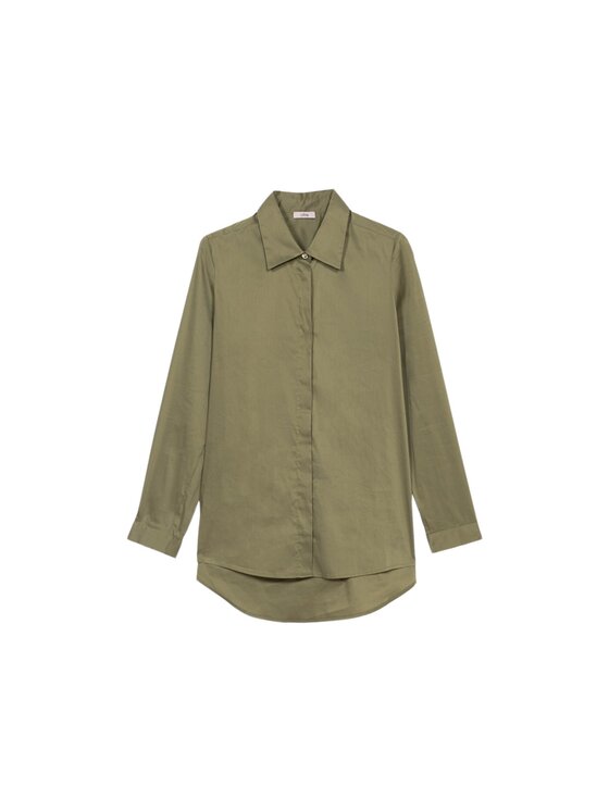Oltre Oltre Camicia 5107R103005N035 Verde Regular Fit