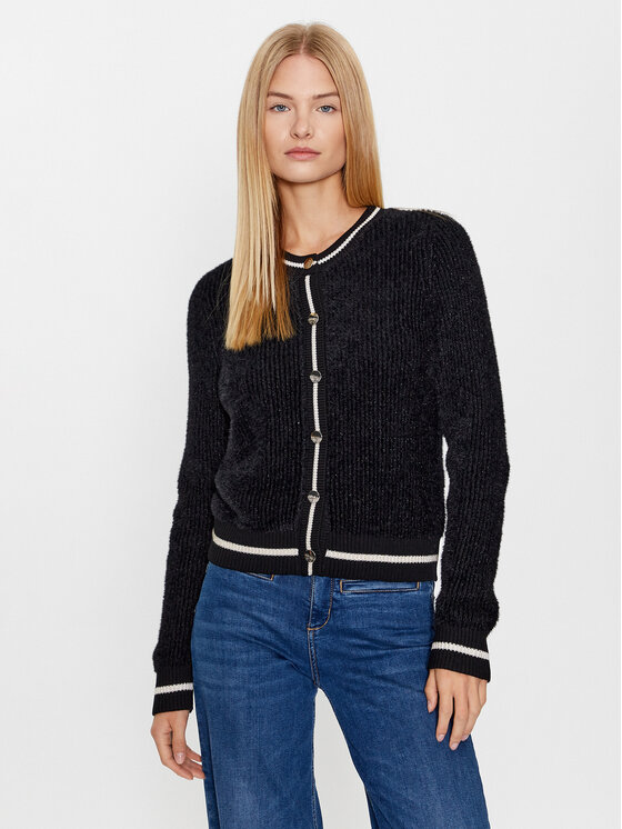 Liu Jo Sport Liu Jo Sport Kardigán TF3225 MA85N Čierna Regular Fit