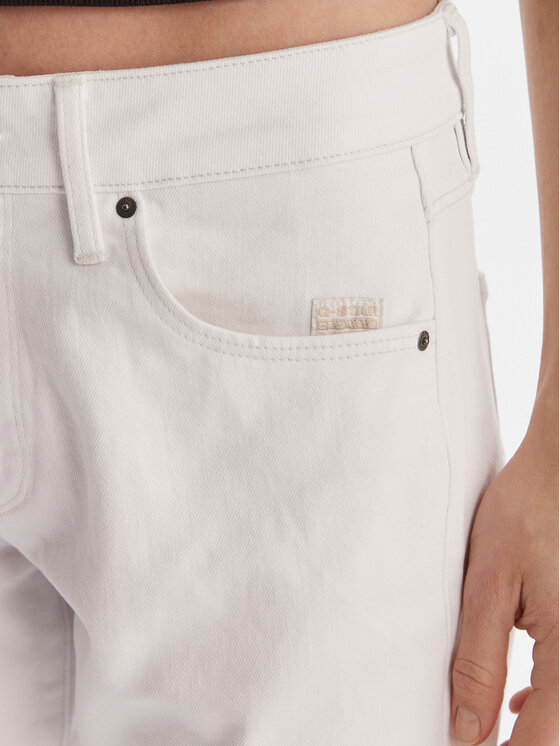 G-Star Raw G-Star Raw Blugi Kate D15264-C301 Alb Boyfriend Fit