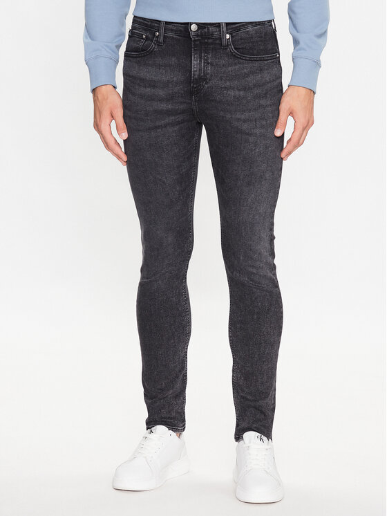 Calvin Klein Jeans Jeans hlače J30J323369 Črna Skinny Fit
