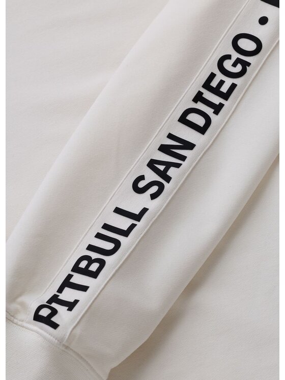 PITBULL PITBULL Bluza TAPE PARKER Biały Regular Fit