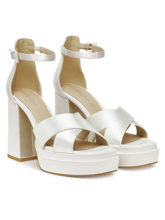 Buffalo Buffalo Sandali Bonny 1291411 Bianco