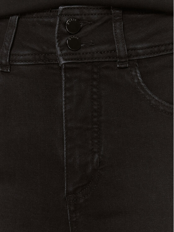 Guess Guess Blugi W4RA3 4D59I1 Negru Skinny Fit